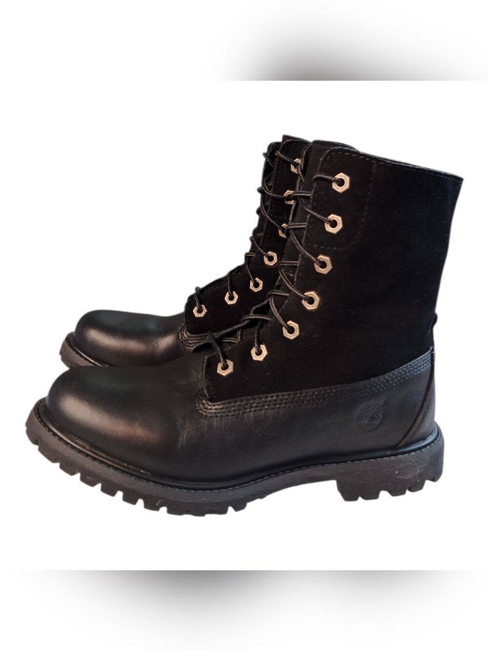 NIB Timberland Women's Waterproof Roll-Top Suede & Leather Boots, Sz 7.5